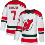 Authentic Dougie Hamilton White New Jersey Devils Alternate Jersey - Men's