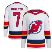 Authentic Dougie Hamilton White New Jersey Devils Reverse Retro 2.0 Jersey - Youth