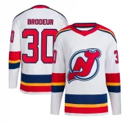 Authentic Martin Brodeur White New Jersey Devils Reverse Retro 2.0 Jersey - Men's