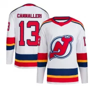 Authentic Mike Cammalleri White New Jersey Devils Reverse Retro 2.0 Jersey - Men's