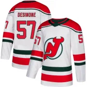 Authentic Nick DeSimone White New Jersey Devils Alternate Jersey - Men's