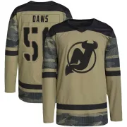 Authentic Nico Daws Camo New Jersey Devils Military Appreciation Practice Jersey - Men's