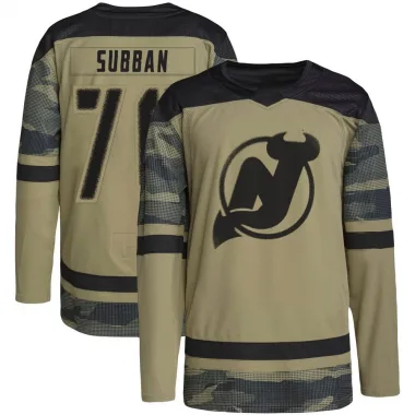 Authentic P.K. Subban Camo New Jersey Devils Military Appreciation Practice Jersey - Men's