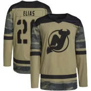 Authentic Patrik Elias Camo New Jersey Devils Military Appreciation Practice Jersey - Youth