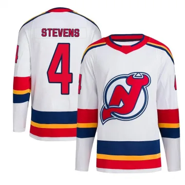 Authentic Scott Stevens White New Jersey Devils Reverse Retro 2.0 Jersey - Men's