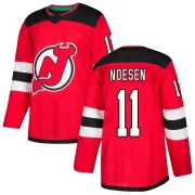 Authentic Stefan Noesen Red New Jersey Devils Home Jersey - Men's