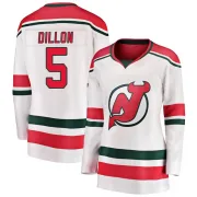 Breakaway Brenden Dillon White New Jersey Devils Alternate Jersey - Women's