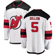 Breakaway Brenden Dillon White New Jersey Devils Away Jersey - Youth