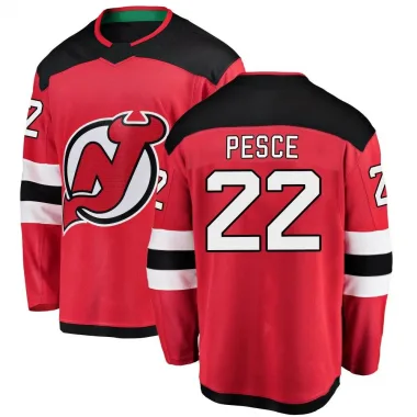 Breakaway Brett Pesce Red New Jersey Devils Home Jersey - Men's