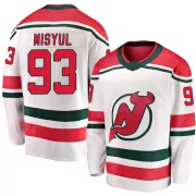 Breakaway Daniil Misyul White New Jersey Devils Alternate Jersey - Men's