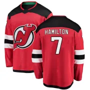 Breakaway Dougie Hamilton Red New Jersey Devils Home Jersey - Men's