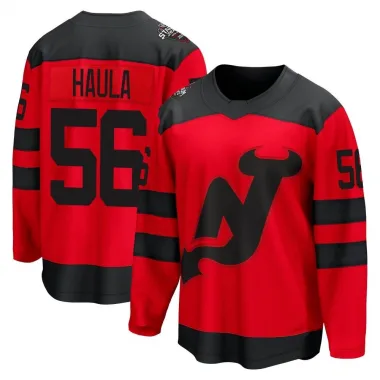 Breakaway Erik Haula Red New Jersey Devils 2024 Stadium Series Jersey - Men's