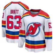 Breakaway Jesper Bratt White New Jersey Devils Special Edition 2.0 Jersey - Men's