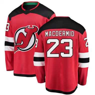 Breakaway Kurtis MacDermid Red New Jersey Devils Home Jersey - Youth