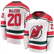 Breakaway Michael McLeod White New Jersey Devils Alternate Jersey - Men's