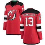 Breakaway Mike Cammalleri Red New Jersey Devils Home Jersey - Women's