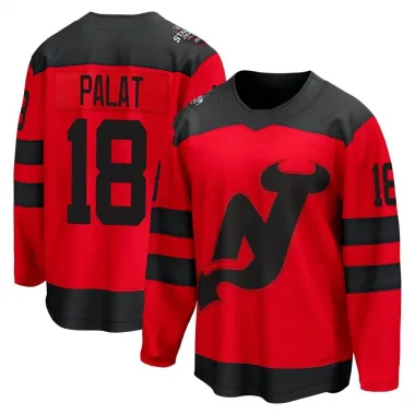 Breakaway Ondrej Palat Red New Jersey Devils 2024 Stadium Series Jersey - Men's