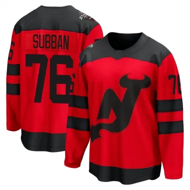 Breakaway P.K. Subban Red New Jersey Devils 2024 Stadium Series Jersey - Men's