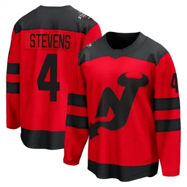 Breakaway Scott Stevens Red New Jersey Devils 2024 Stadium Series Jersey - Men's