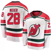 Breakaway Timo Meier White New Jersey Devils Alternate Jersey - Youth