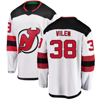 Breakaway Topias Vilen White New Jersey Devils Away Jersey - Men's