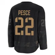 Premium Brett Pesce Black New Jersey Devils 2024 Military Appreciation Practice Jersey - Men's