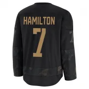 Premium Dougie Hamilton Black New Jersey Devils 2024 Military Appreciation Practice Jersey - Youth