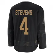 Premium Scott Stevens Black New Jersey Devils 2024 Military Appreciation Practice Jersey - Men's